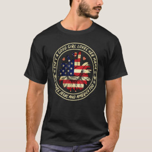 Camiseta Ela é uma boa moça que ama a sua mãe Jesus América