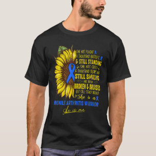 Camiseta Ela É Uma Juvenil Guerreira De Artrite Ela Sou Eu
