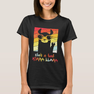 Camiseta Ela É Uma Llama Mamãe Má