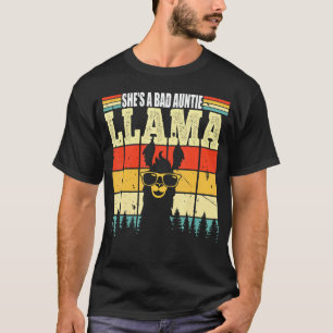 Camiseta Ela é uma tia ruim amante de lhama