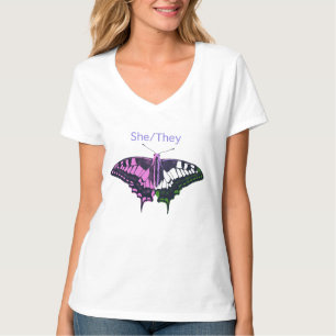 Camiseta Ela/Eles, Borboleta-Anã-Anã-Anã-Incêntrica