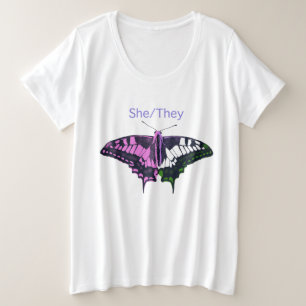 Camiseta Ela/Eles, Borboleta-Anã-Anã-Anã-Incêntrica
