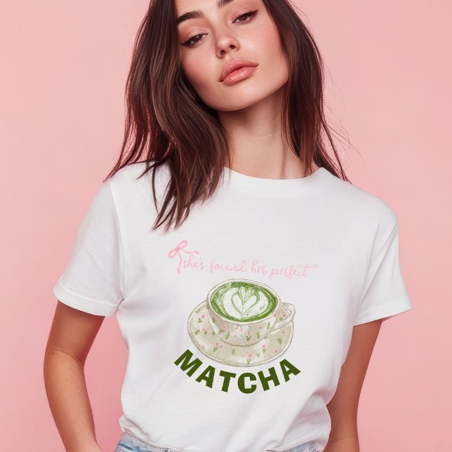 Camiseta Ela Encontrou Seu Matcha Perfeito (Criador carregado)