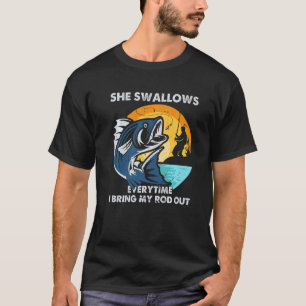 Camiseta Ela Engole Toda Vez Que Eu Levo O Meu Rod Para For