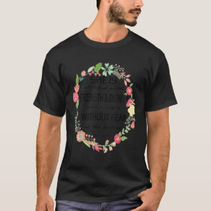 Camiseta Ela Está Vestida Com Provérbios De Dignidade 31 2