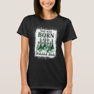 Camiseta Ela Foi Nascer E Criada Em Wishabch Woo