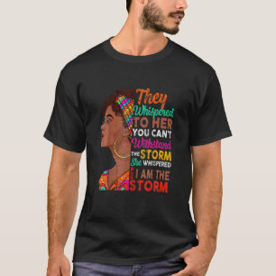 Camiseta Ela Gritou De Volta Eu Sou A Tempestade História N