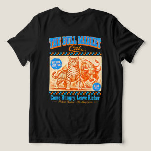 Camiseta Ela Joga o Jogo Longo Gata do Mercado de Alta