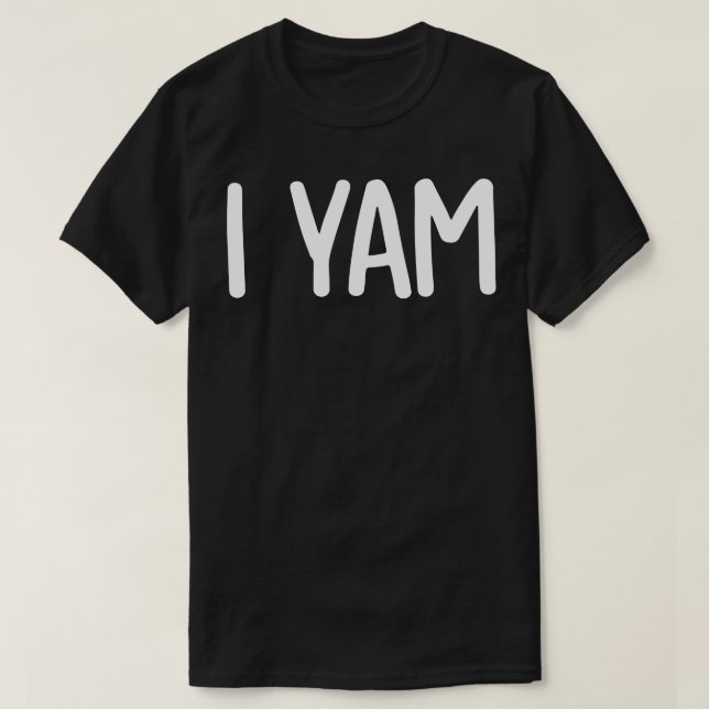 Camiseta Ela Lhe Minha Batata Doce Eu Yam (Frente do Design)