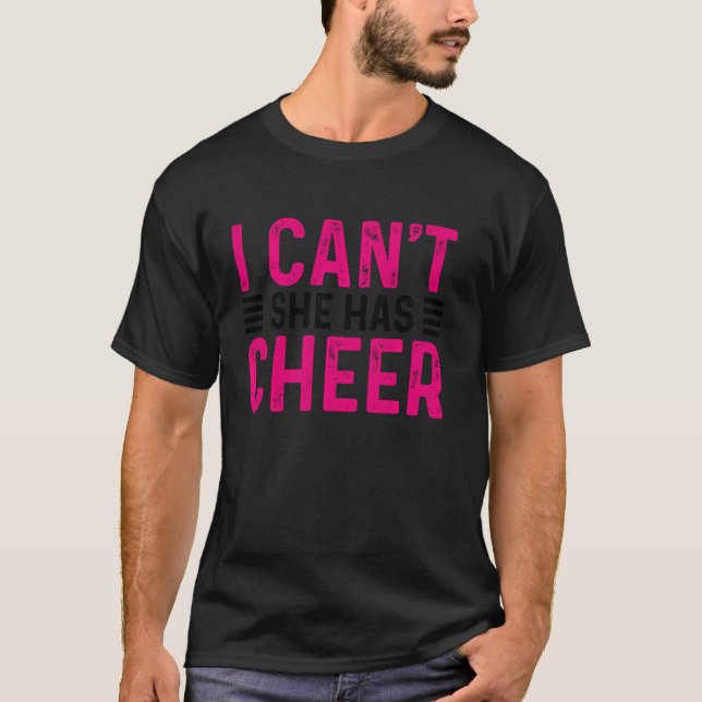 Camiseta Ela não pode ter Cheerleader de animação (Frente)
