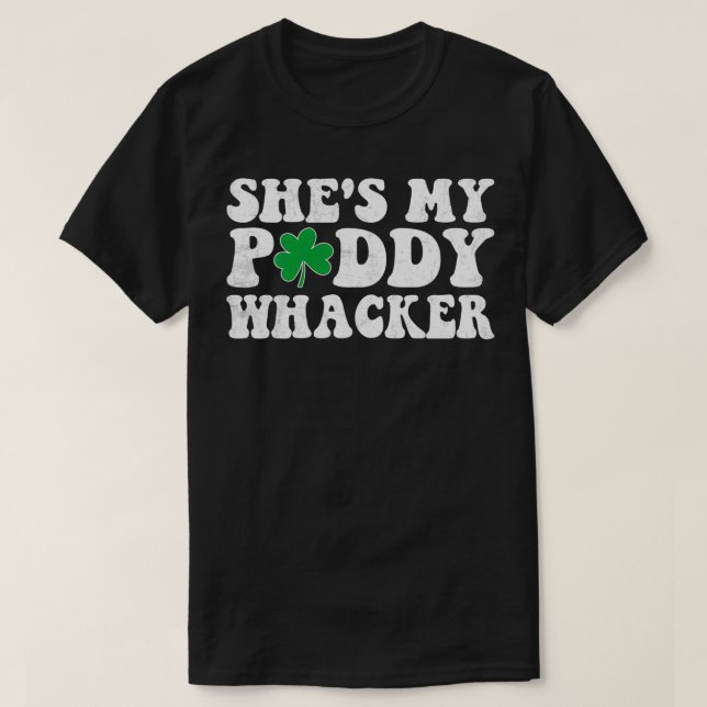 Camiseta Ela Paddy Whacker Casais Daisy St Patricks Da (Frente do Design)