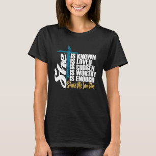 Camiseta Ela sabe que sou eu, sou cristã
