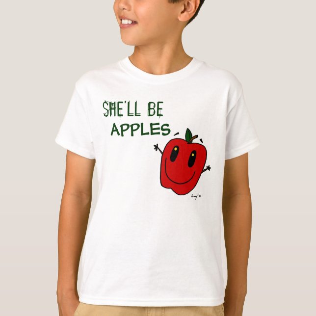 CAMISETA ELA SERÁ MAÇÃS... (Frente)