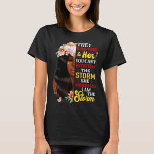 Camiseta Ela Sussurrou De Volta Eu Sou O Furacão Preto Hist
