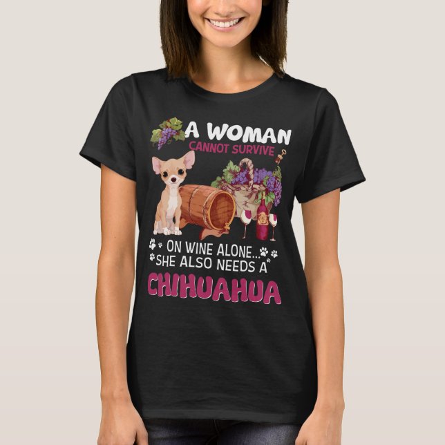 Camiseta Ela também precisa de um chihuahua (Frente)