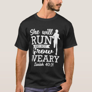 Camiseta Ela Vai Correr E Não Vai Crescer No Isaías 4031 Pr