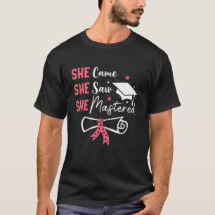 Camiseta Ela Veio Ver Que Mestrava Gradua