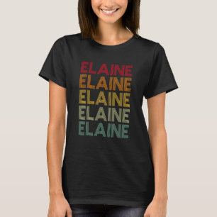 Camiseta Elaine Retro Name Humor Apelido