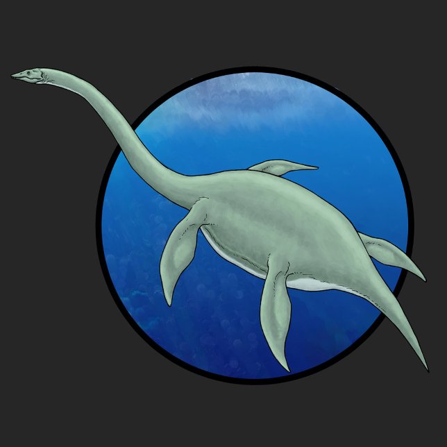 Camiseta Elasmosaurus (Criador carregado)