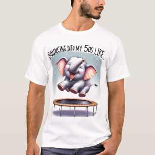 Camiseta Elástico Elphants: Um Trampoline para 50!