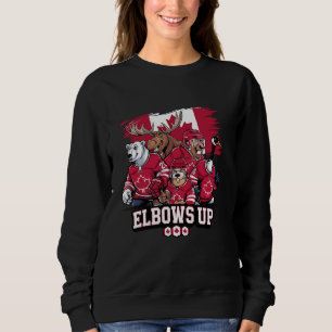 Camiseta Elbow Up Canada Beaver Moose Team
