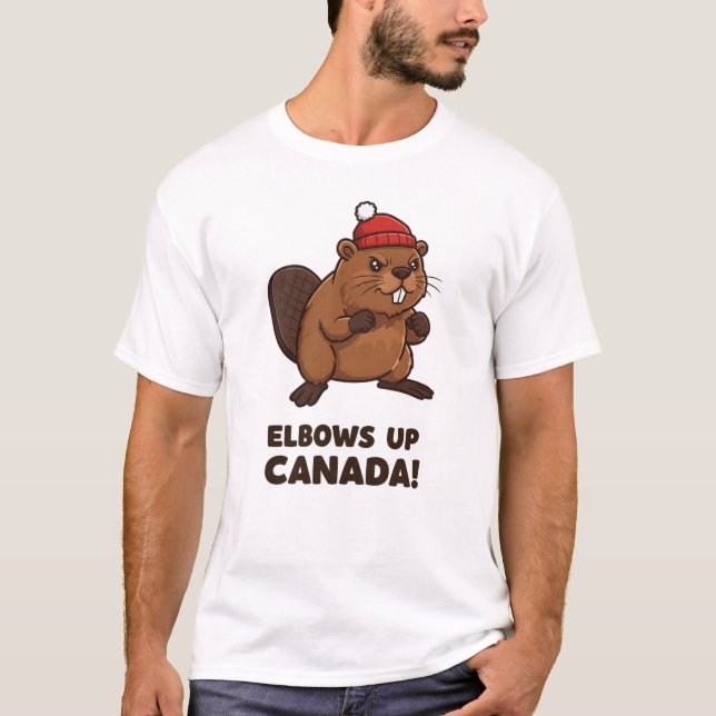Camiseta Elbows Up Canadá (Frente)