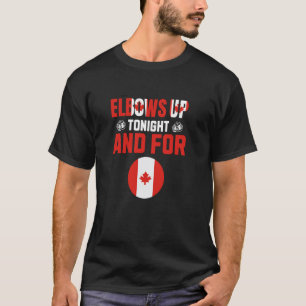 Camiseta Elbows Up Canadá Livre Orgulhosamente Can