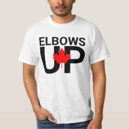 Camiseta Elbows Up Canada Never 51st, CD Anti-Trum