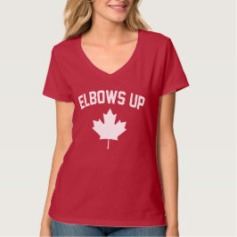 Camiseta Elbows Up Canada - Orgulhoso canadense