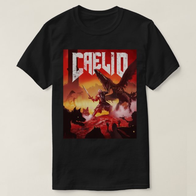 Camiseta Elden Ring Caelid Essential  (Frente do Design)