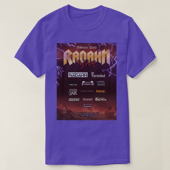 Camiseta Elden Ring Radahn Festival Poster 4 (Frente do Design)
