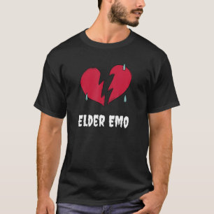 Camiseta Elder Emo Gótico e Punk Rock Pro Envelhecer Gótico