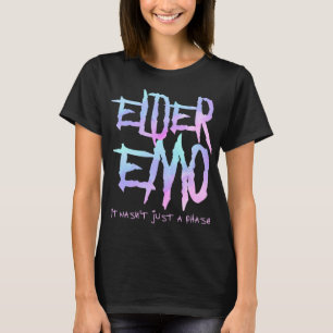 Camiseta Elder Emo, não foi só uma fase - Gótico Engraçado 