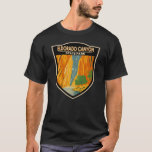 Camiseta Eldorado Canyon State Park Colorado Vintage Art<br><div class="desc">Eldorado Canyon State Park vetor trabalho de arte design. O parque é composto por duas áreas,  o Canyon Interior e os Prados Crescentes.</div>