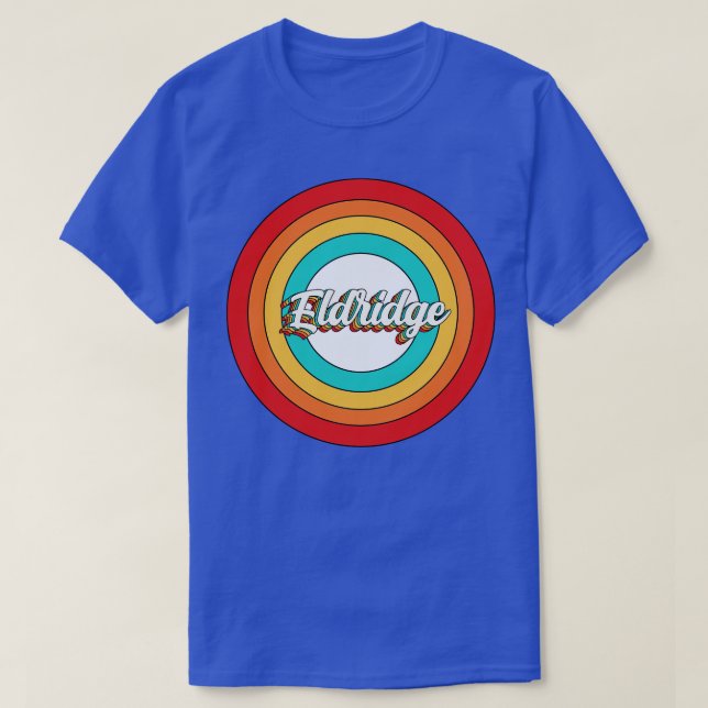 Camiseta Eldridge Name Shirt Vintage Eldridge Circle (Frente do Design)