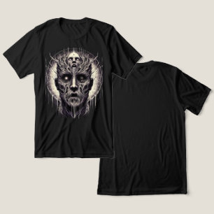 Camiseta Eldritch Horror: Crânio Psicodélico e Arte Raiz
