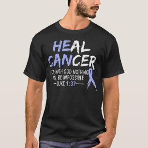 Camiseta Ele consegue curar a consciência do Cancer de estô