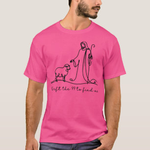 Camiseta Ele Deixou Os 99 Para Me Encontrar Cristão Jesus F