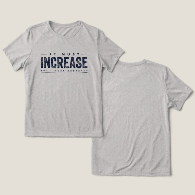 Camiseta Ele Deve Aumentar (Design Frente e Verso)