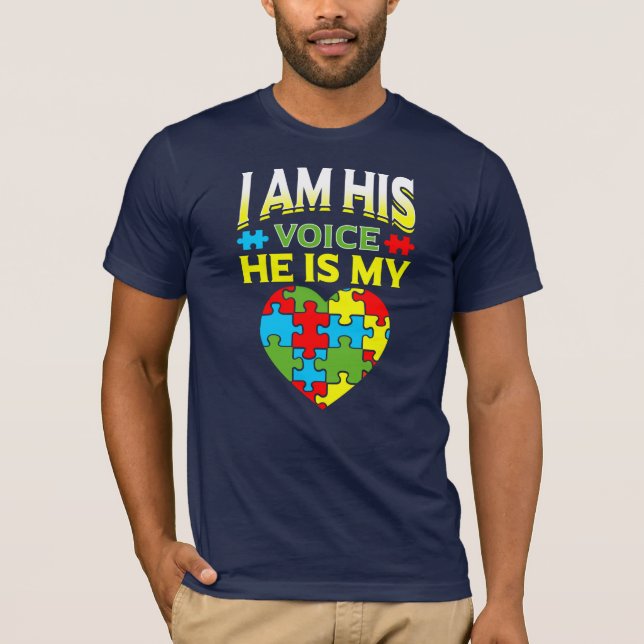 Camiseta Ele É Meu Coração Eu Sou Sua Consciência De Voz Au (Frente)
