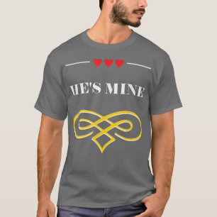 Camiseta Ele É Meu Humor De Noiva Engraçado Esposa Para Ser