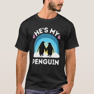 Camiseta Ele é meu pinguim - Casais bonitos