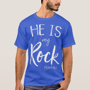Camiseta Ele É Meu Salmo De Rock 18 Deus Me Ama Cristão