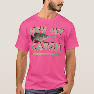 Camiseta Ele é Minha Captura Casais de Pesca Combinando