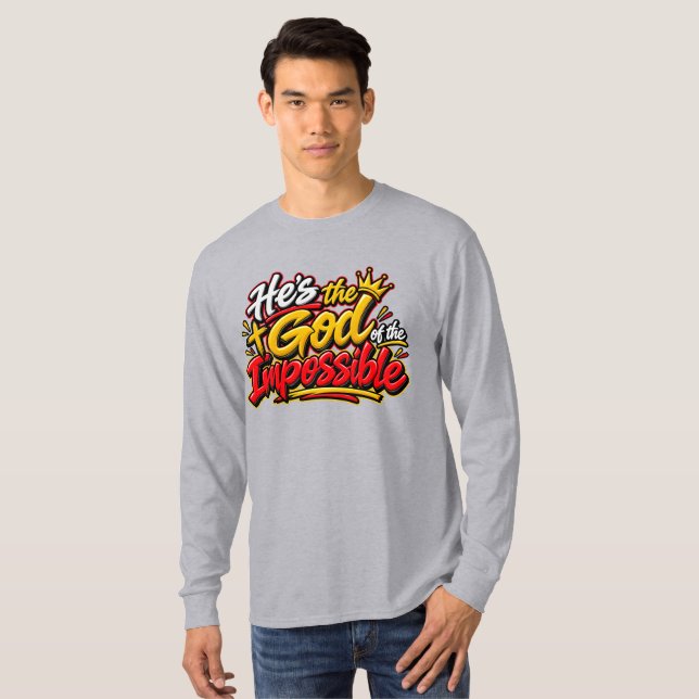 Camiseta Ele é o Deus do possível (Frente Completa)
