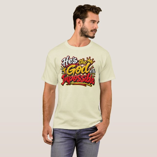 Camiseta Ele é o Deus do possível (Frente Completa)