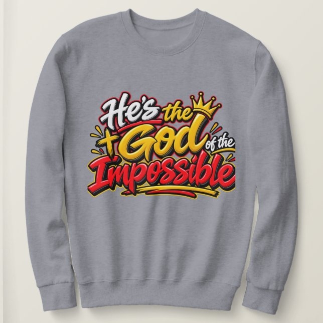 Camiseta Ele é o Deus do possível (Frente do Design)