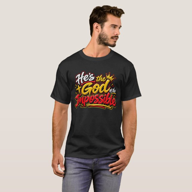Camiseta Ele é o Deus do possível (Frente Completa)