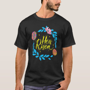 Camiseta Ele é riscado Dia da Páscoa Jesus Cristão Religios