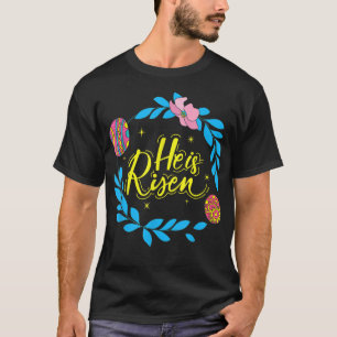 Camiseta Ele é riscado Dia da Páscoa Jesus Cristão Religios